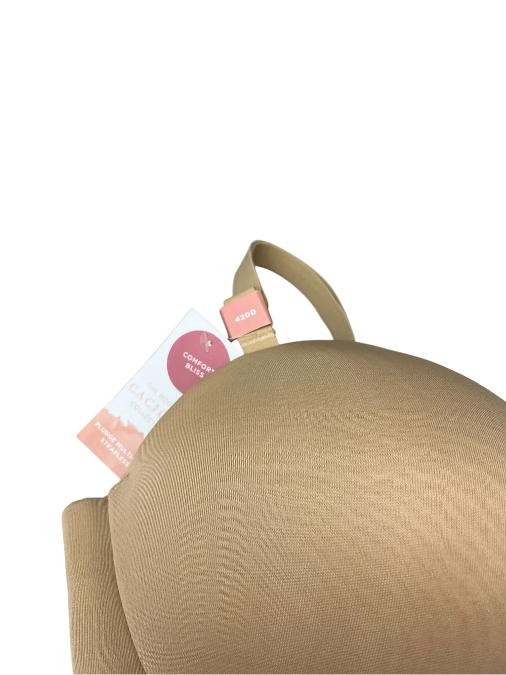 Cacique NWT 42DD Comfort Bliss Plunge Strapless Bra